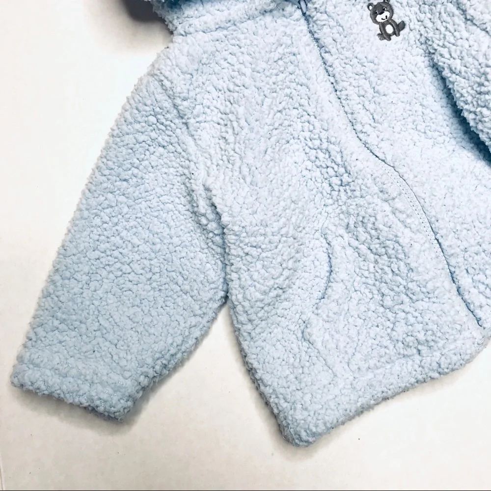 CARTER’S Bear Blue Sherpa Hood Jacket